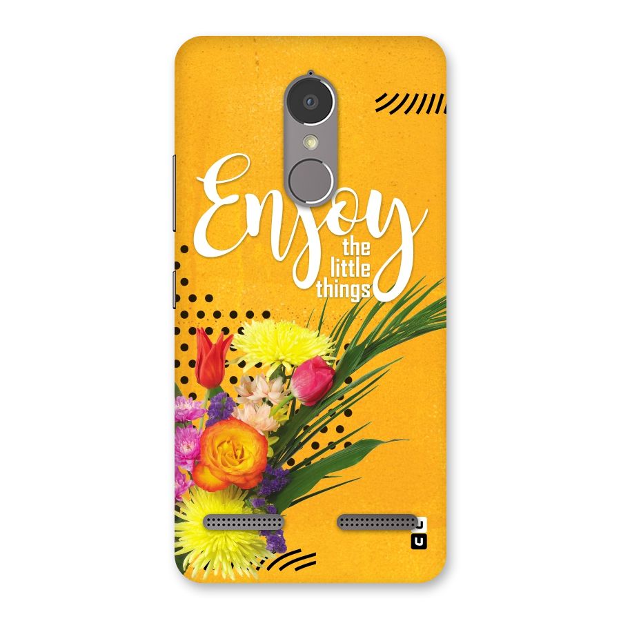 Always Enjoy Little Things Back Case for Lenovo K6 Power