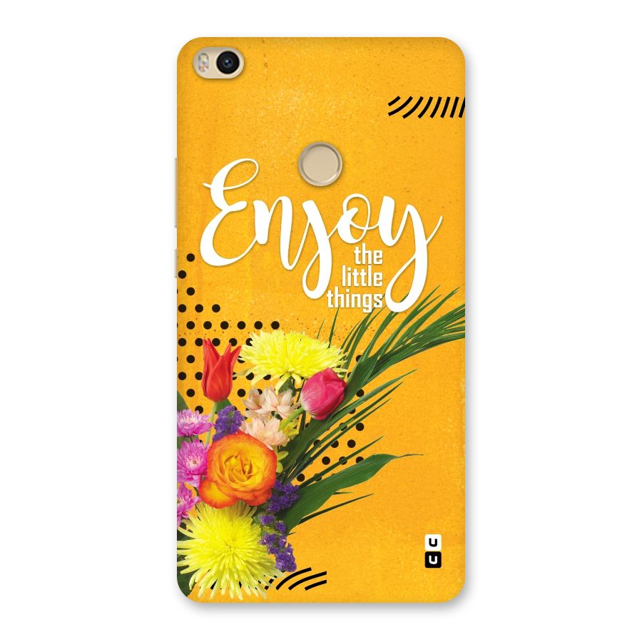 Always Enjoy Little Things Back Case for Mi Max 2