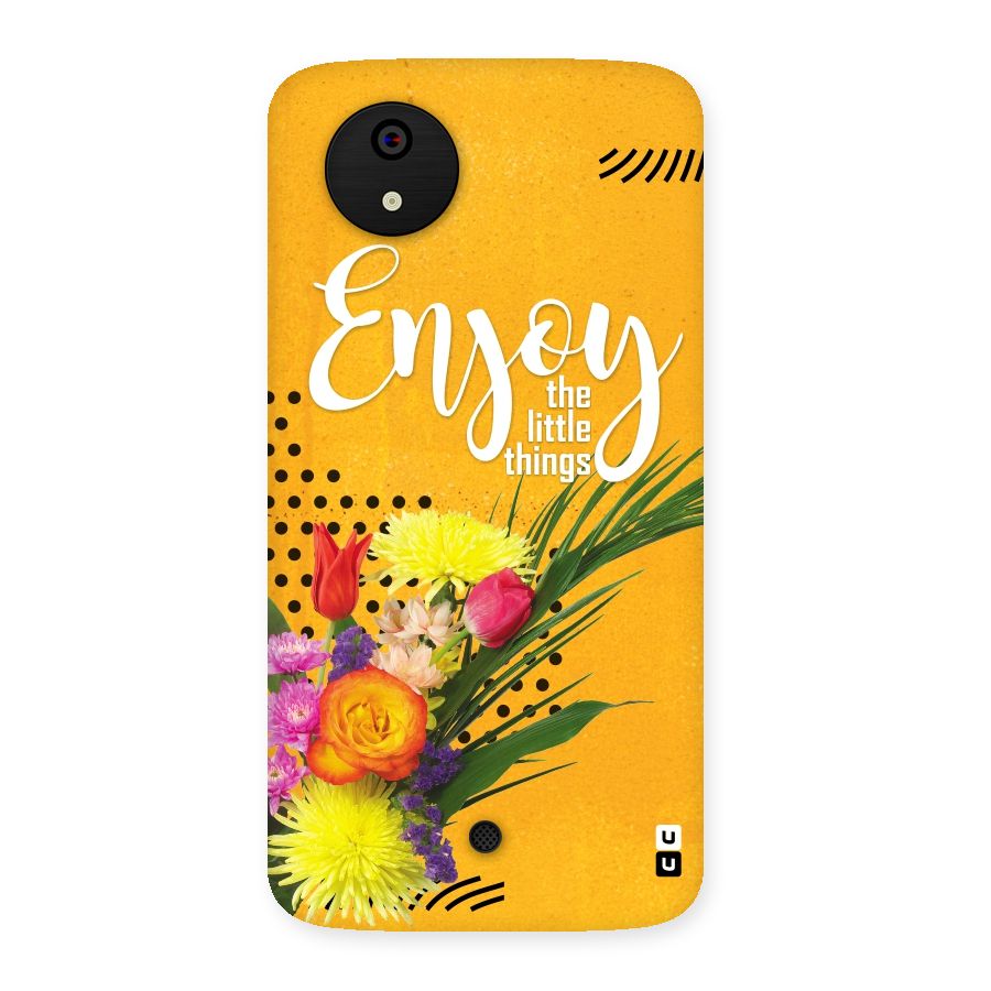 Always Enjoy Little Things Back Case for Micromax Canvas A1