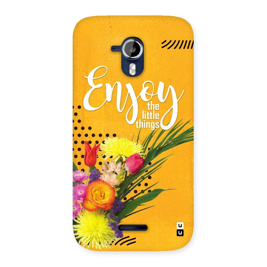 Always Enjoy Little Things Back Case for Micromax Canvas Magnus A117