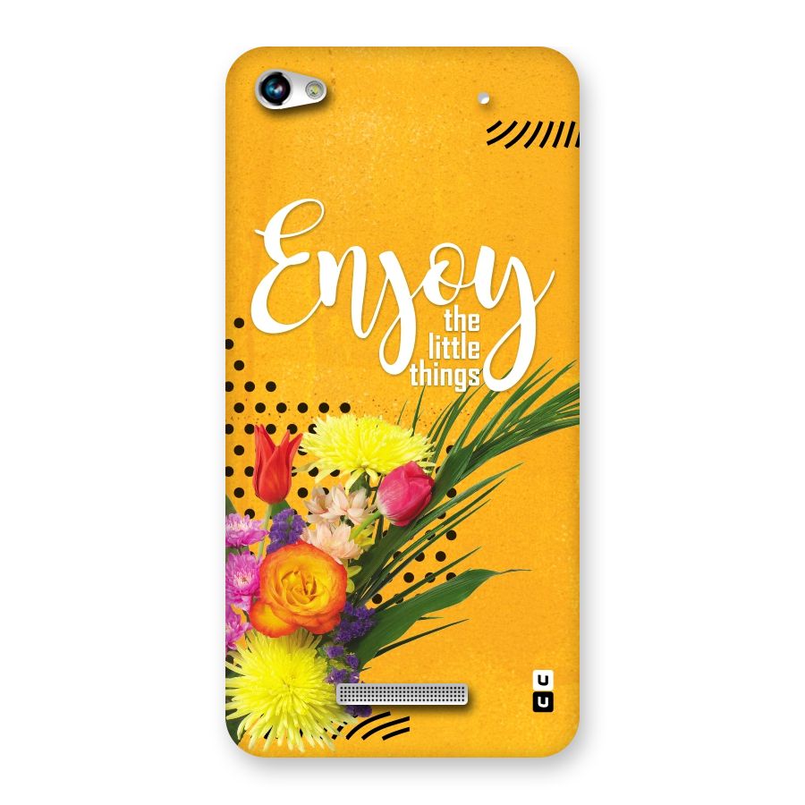 Always Enjoy Little Things Back Case for Micromax Hue 2