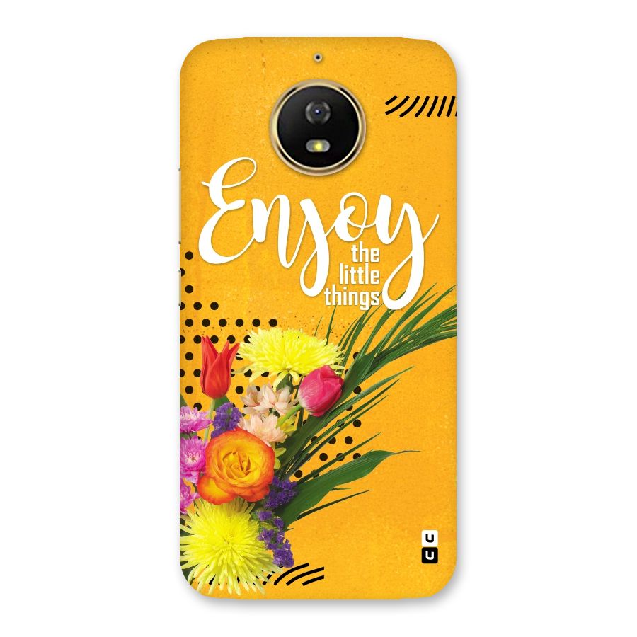 Always Enjoy Little Things Back Case for Moto G5s