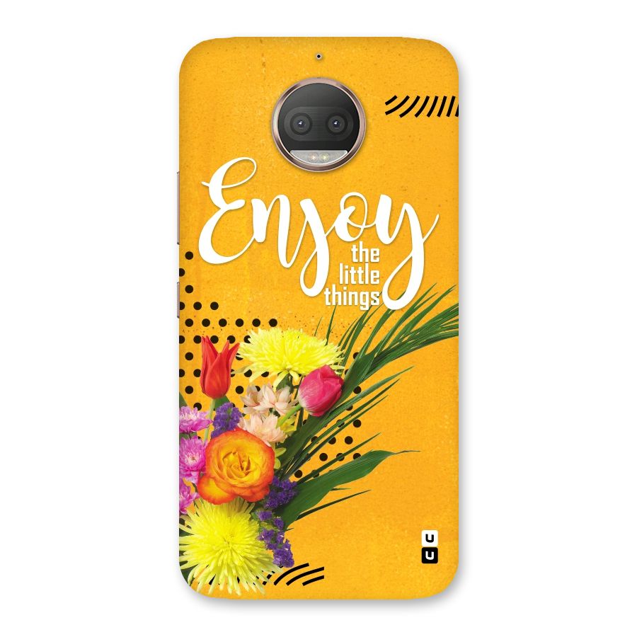 Always Enjoy Little Things Back Case for Moto G5s Plus