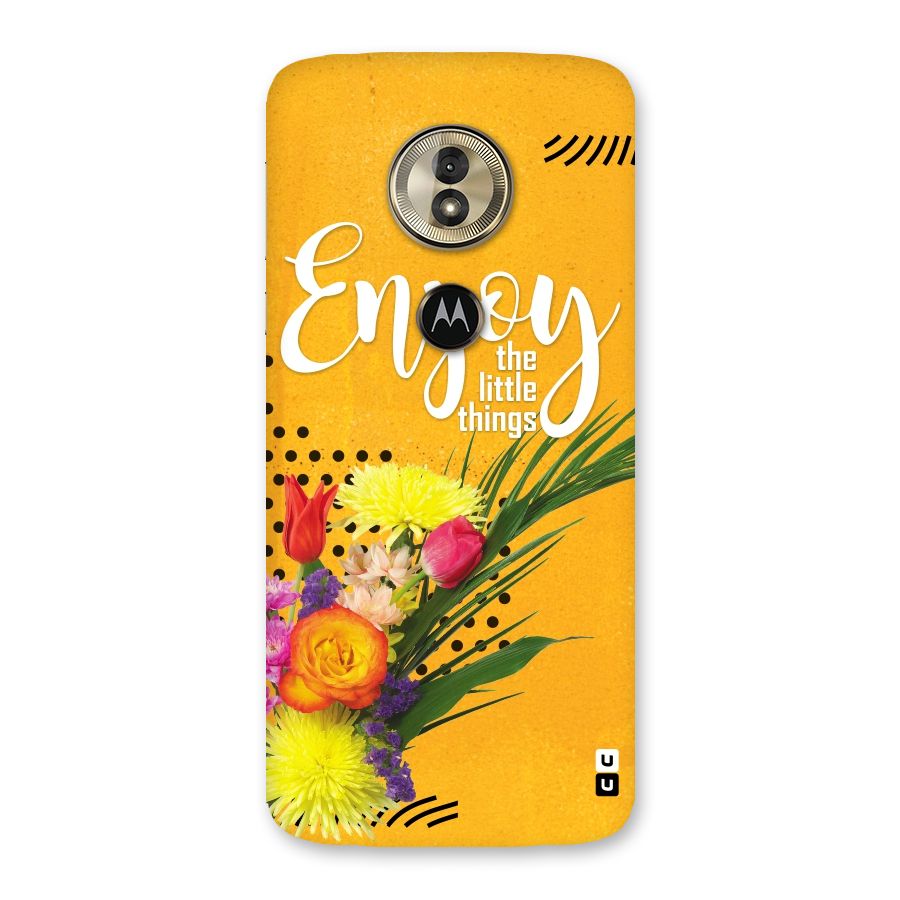 Always Enjoy Little Things Back Case for Moto G6 Play