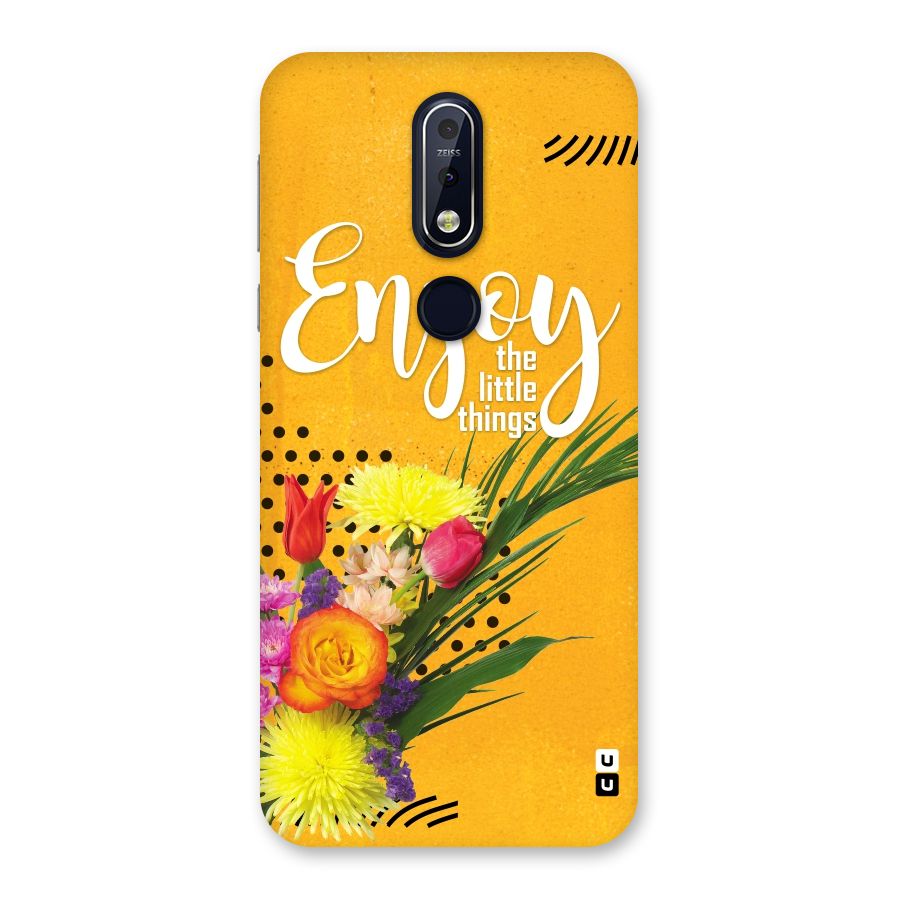 Always Enjoy Little Things Back Case for Nokia 7.1