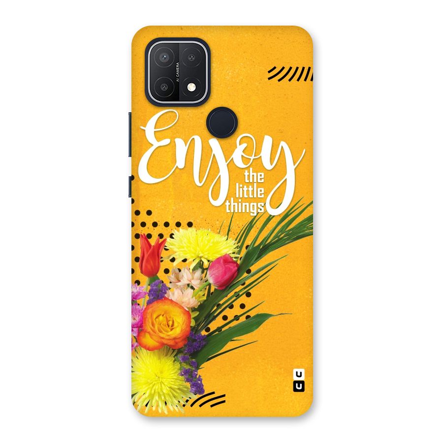 Always Enjoy Little Things Back Case for Oppo A15s