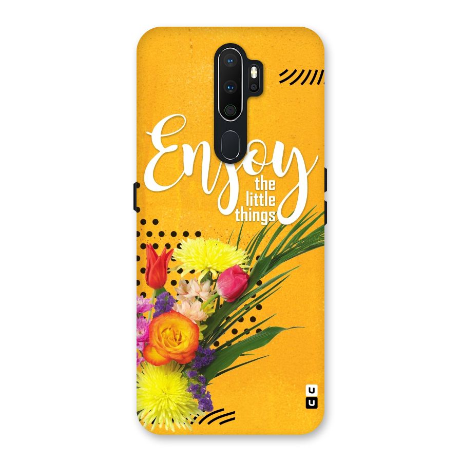 Always Enjoy Little Things Back Case for Oppo A5 (2020)