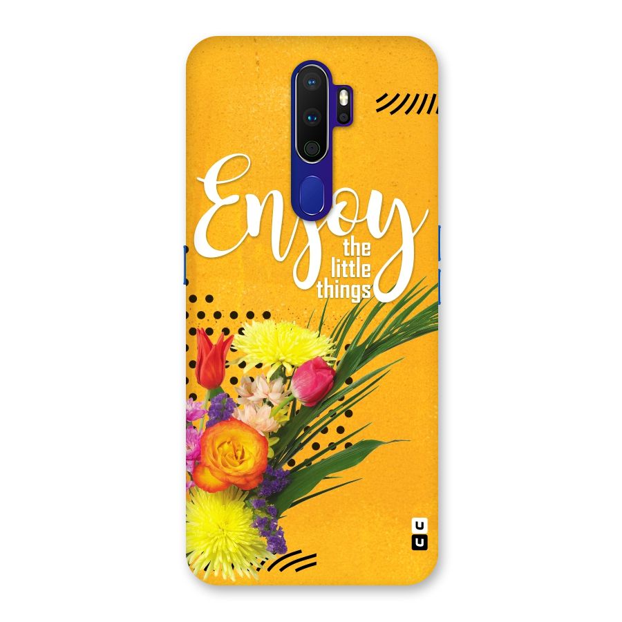 Always Enjoy Little Things Back Case for Oppo A9 (2020)