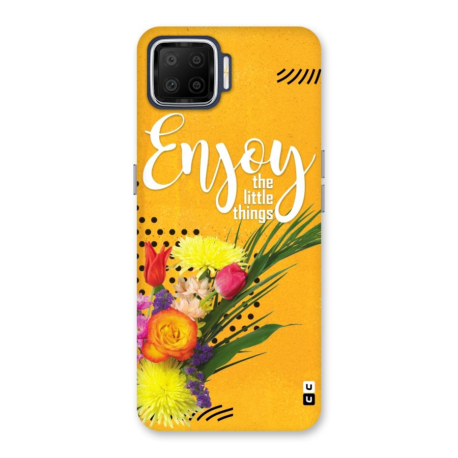 Always Enjoy Little Things Back Case for Oppo F17