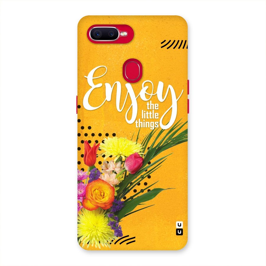 Always Enjoy Little Things Back Case for Oppo F9 Pro