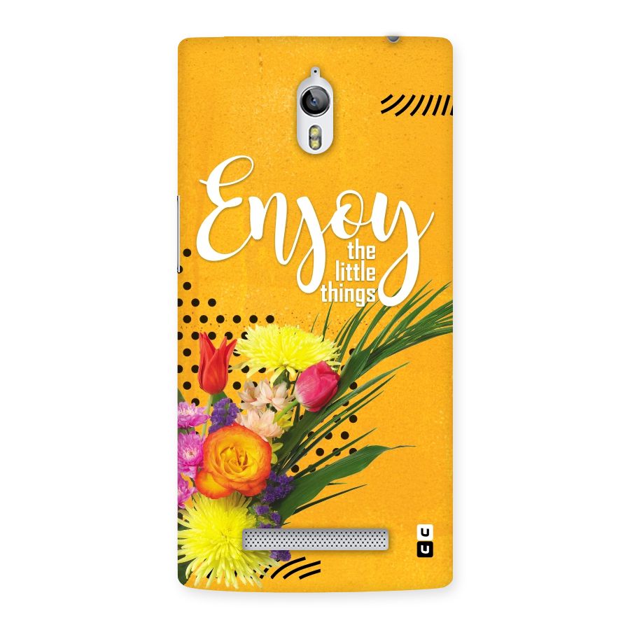 Always Enjoy Little Things Back Case for Oppo Find 7