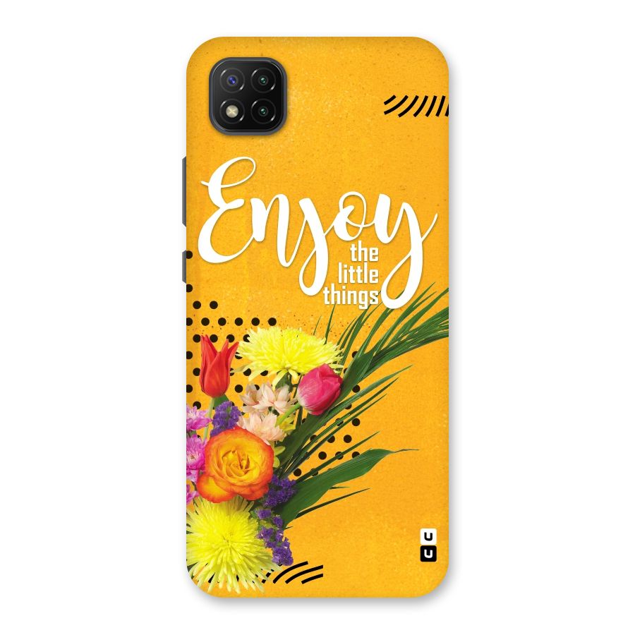 Always Enjoy Little Things Back Case for Poco C3