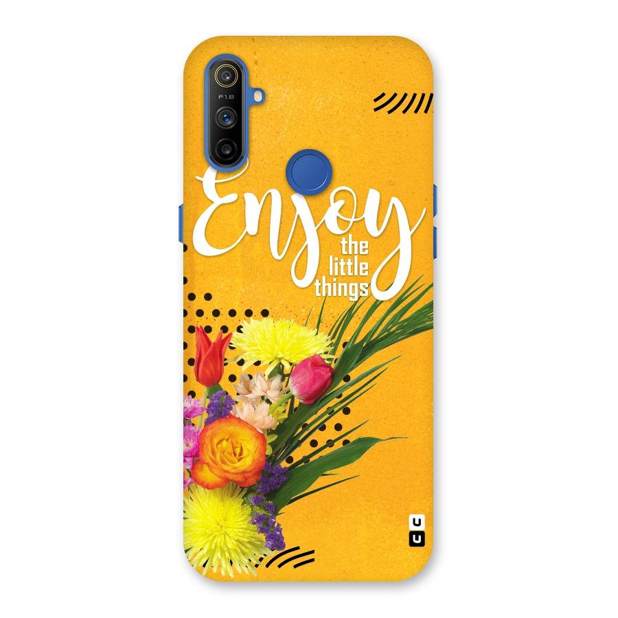 Always Enjoy Little Things Back Case for Realme Narzo 10A