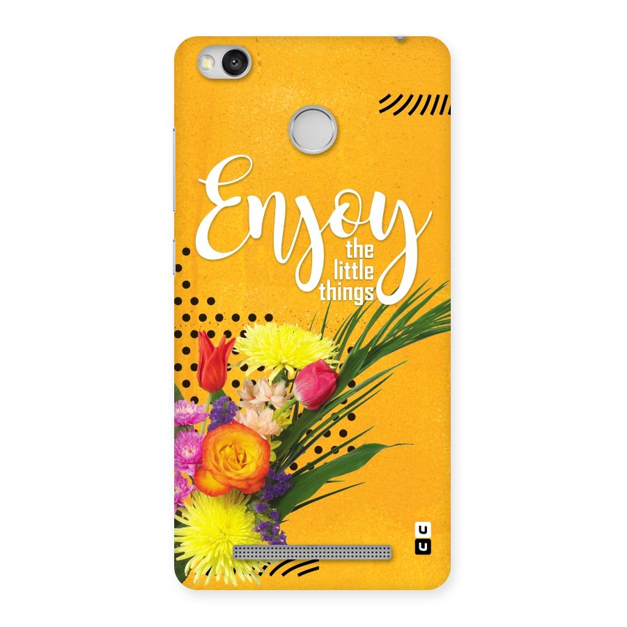 Always Enjoy Little Things Back Case for Redmi 3S Prime
