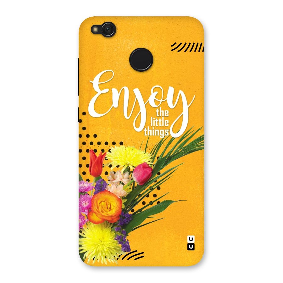 Always Enjoy Little Things Back Case for Redmi 4