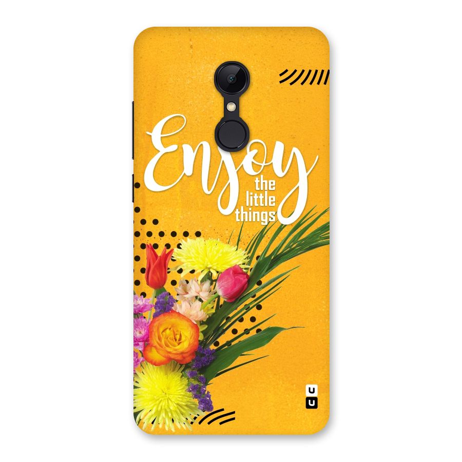 Always Enjoy Little Things Back Case for Redmi 5