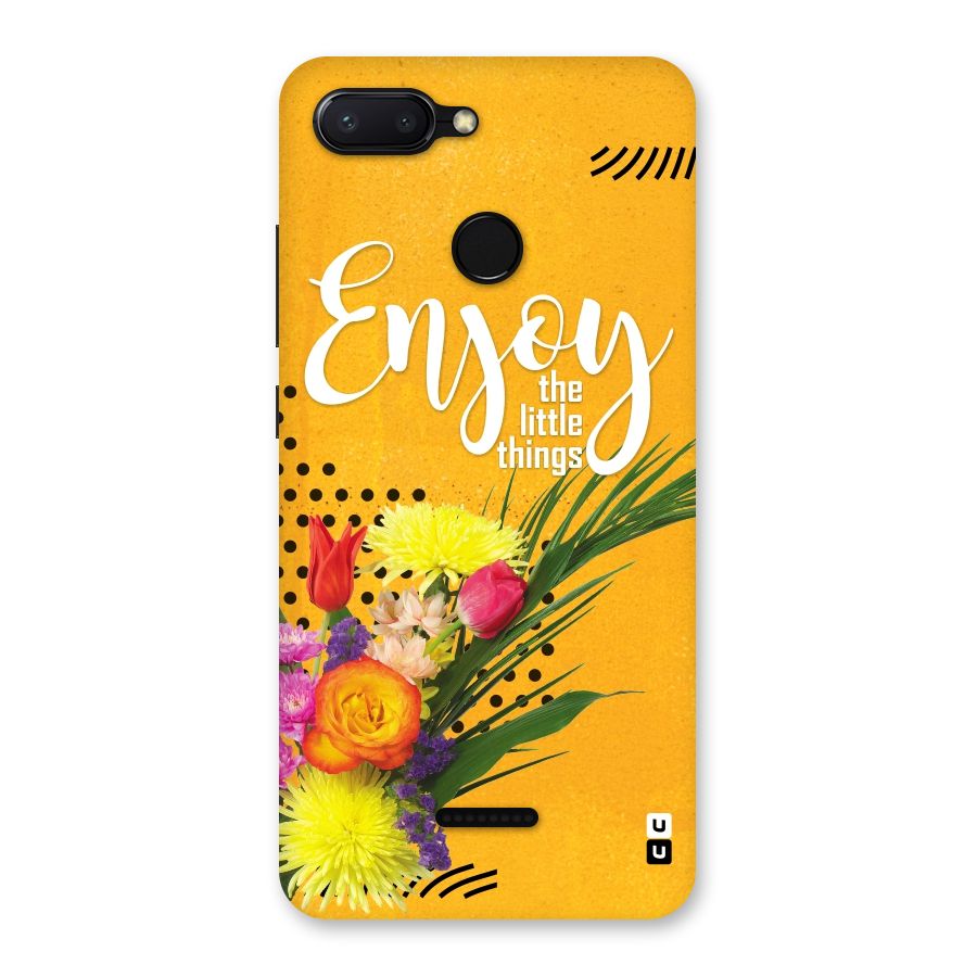 Always Enjoy Little Things Back Case for Redmi 6