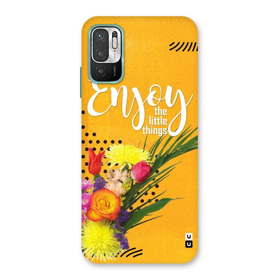 Always Enjoy Little Things Back Case for Redmi Note 10T 5G