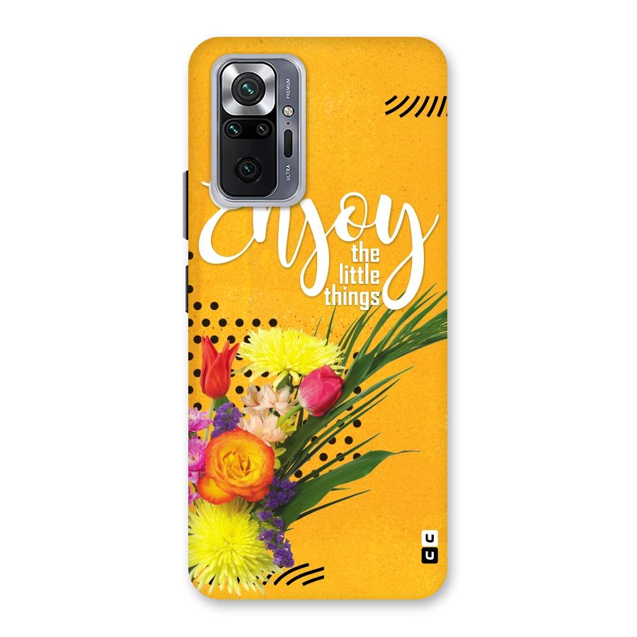 Always Enjoy Little Things Back Case for Redmi Note 10 Pro