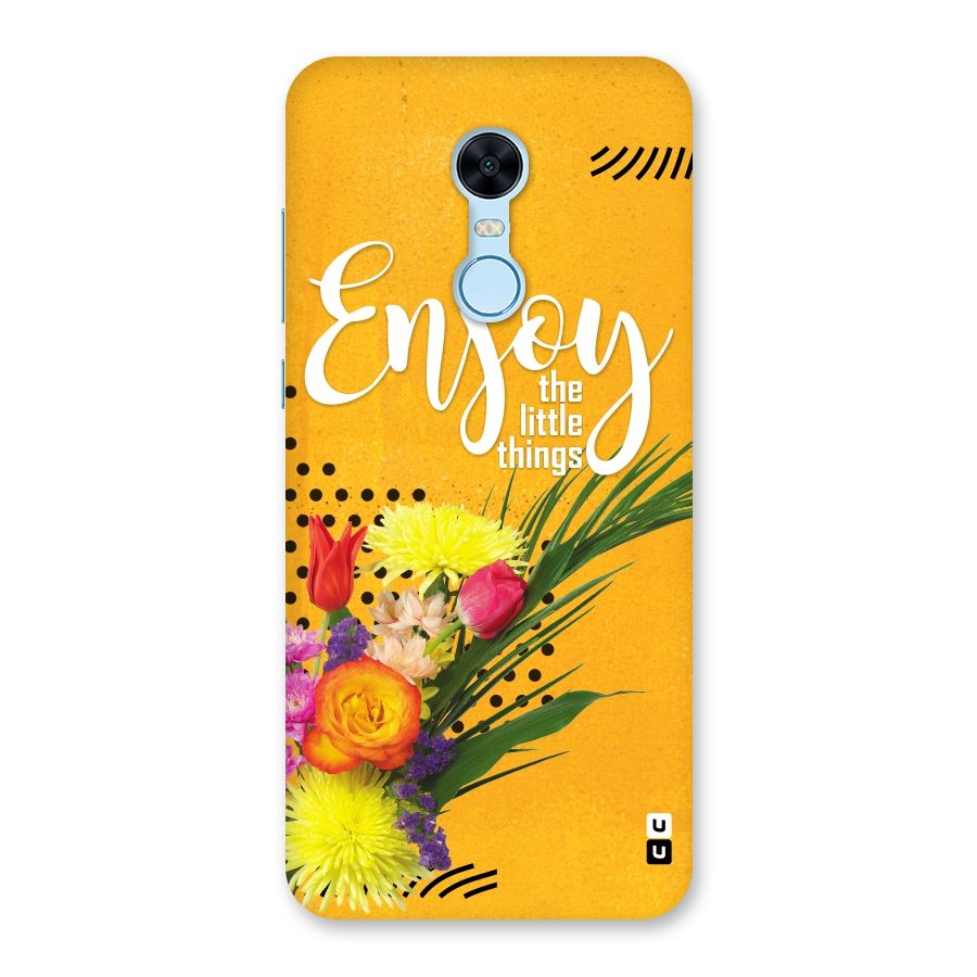 Always Enjoy Little Things Back Case for Redmi Note 5