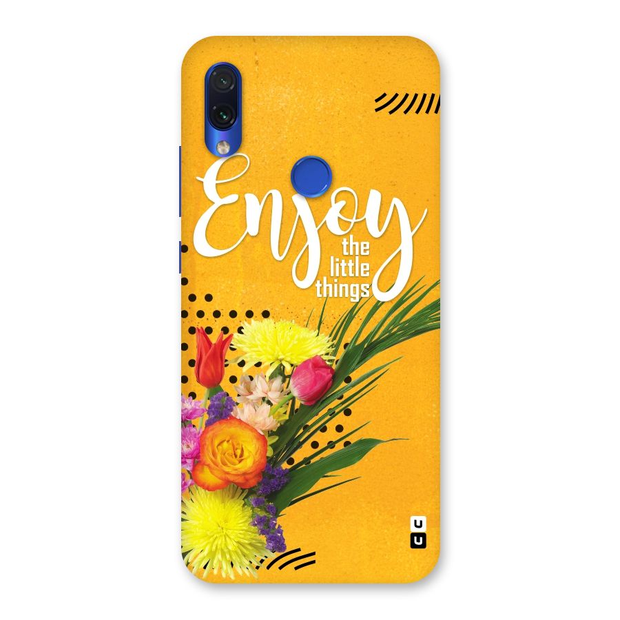 Always Enjoy Little Things Back Case for Redmi Note 7