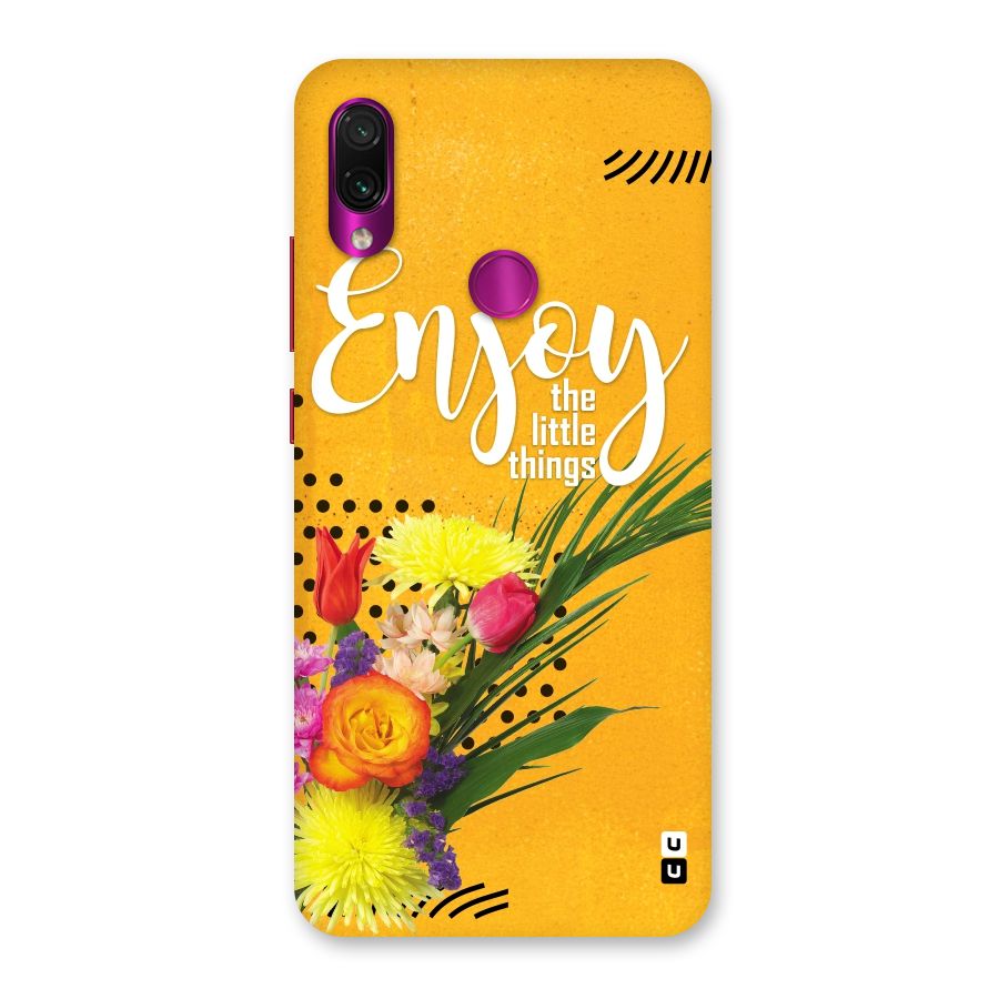 Always Enjoy Little Things Back Case for Redmi Note 7 Pro