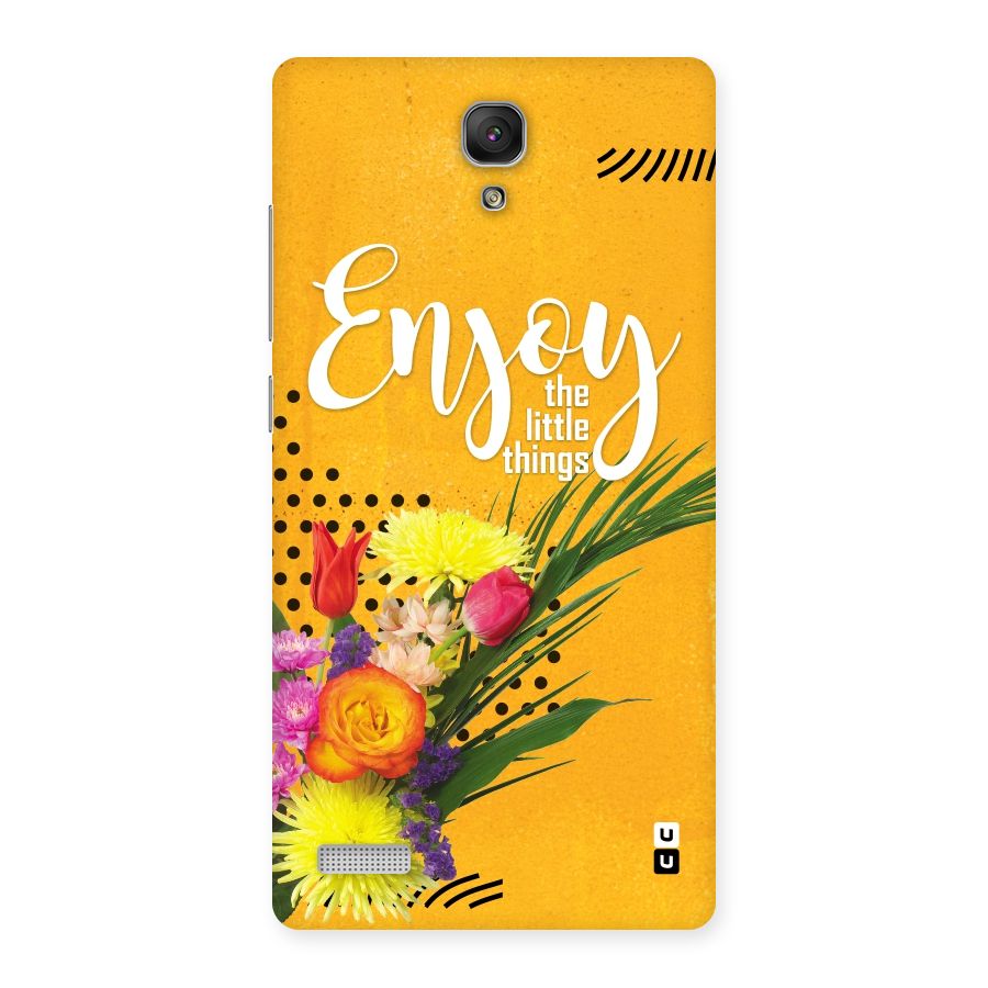 Always Enjoy Little Things Back Case for Redmi Note Prime