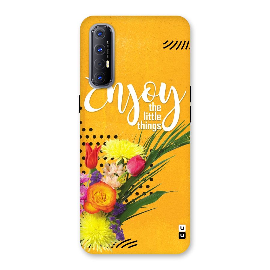 Always Enjoy Little Things Back Case for Reno3 Pro