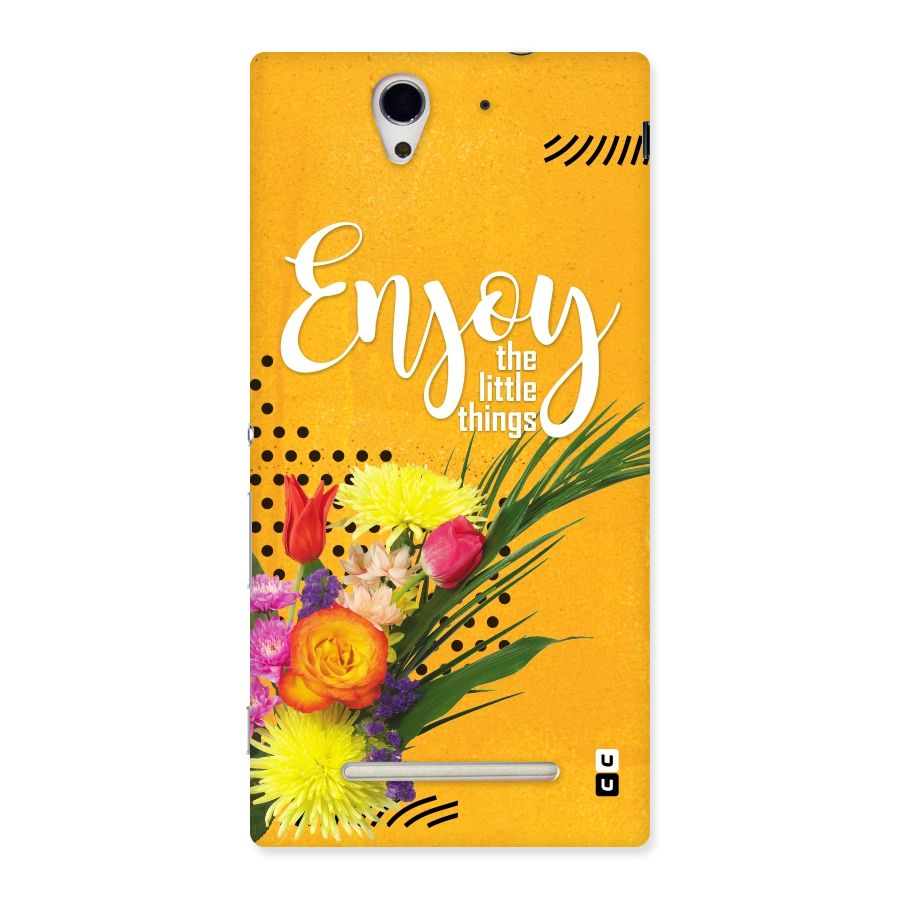 Always Enjoy Little Things Back Case for Sony Xperia C3
