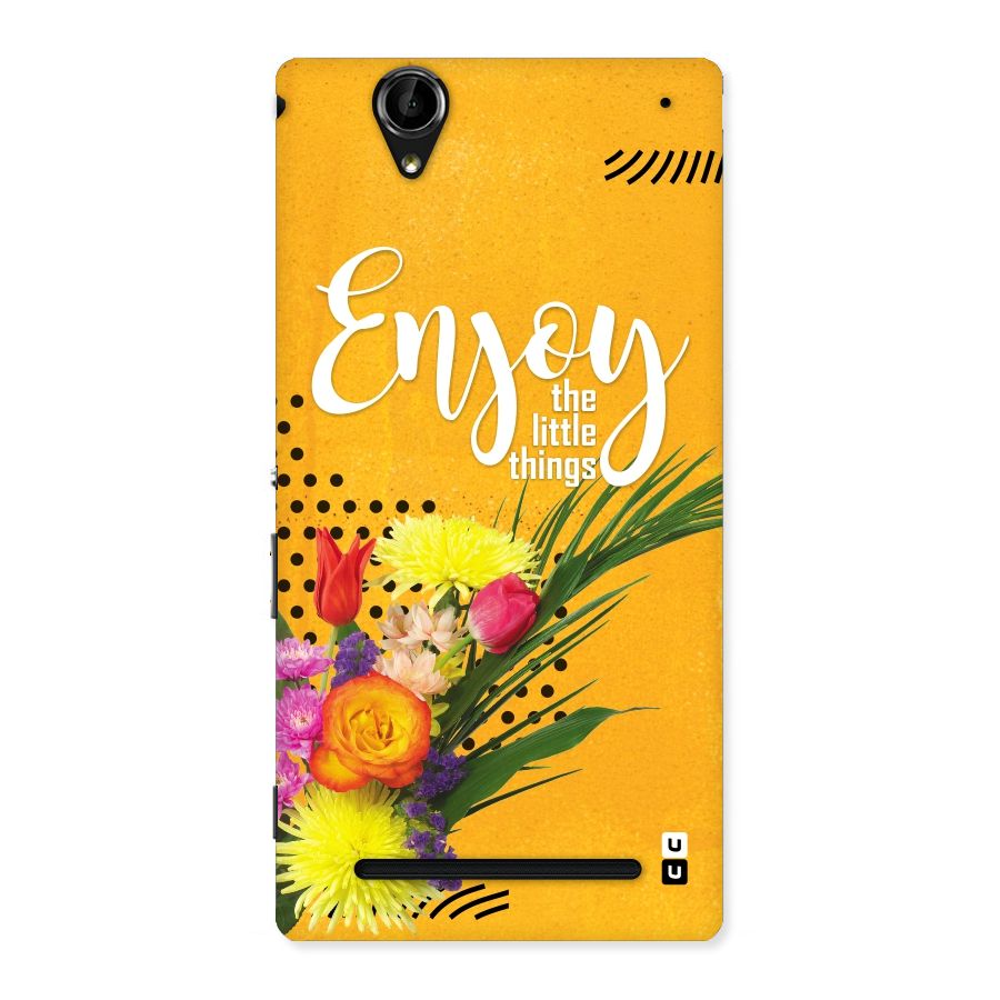 Always Enjoy Little Things Back Case for Sony Xperia T2