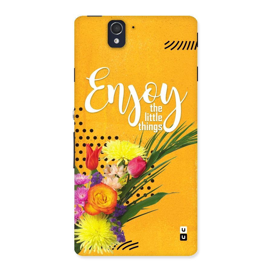 Always Enjoy Little Things Back Case for Sony Xperia Z