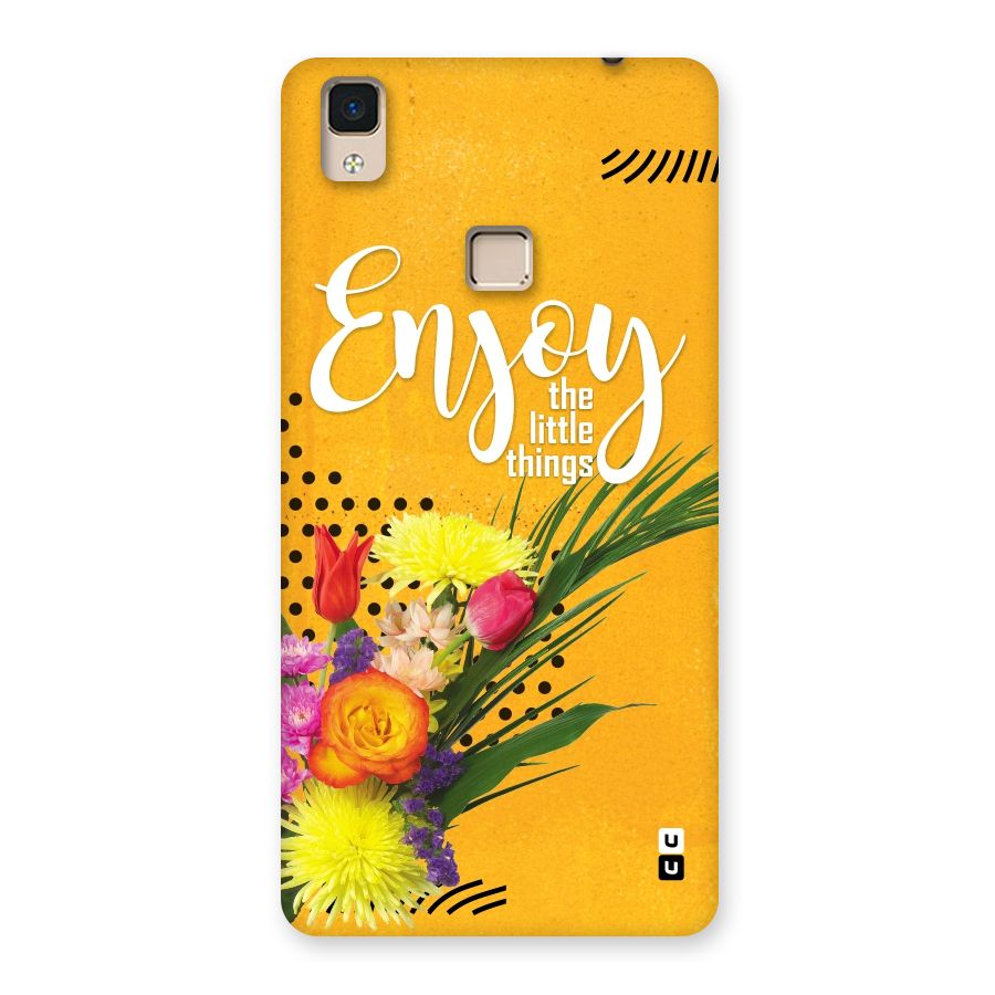 Always Enjoy Little Things Back Case for V3 Max