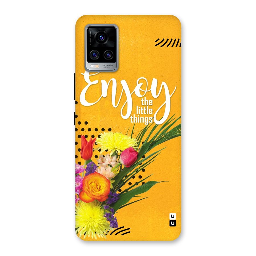 Always Enjoy Little Things Back Case for Vivo V20 Pro