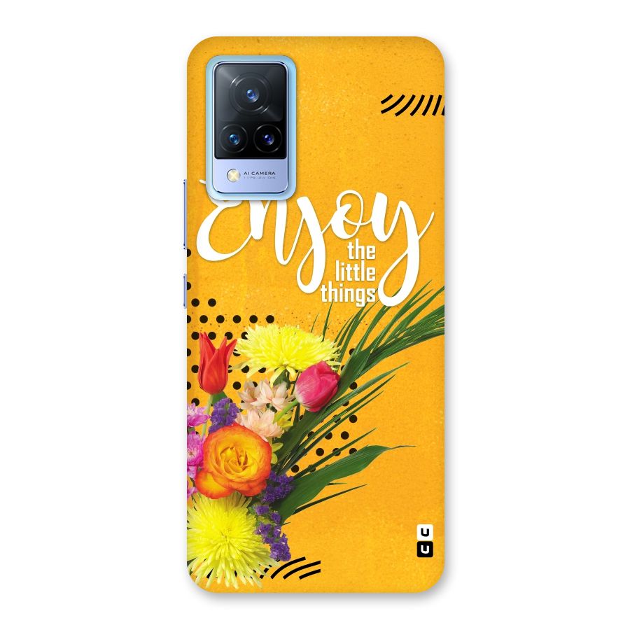 Always Enjoy Little Things Back Case for Vivo V21 5G