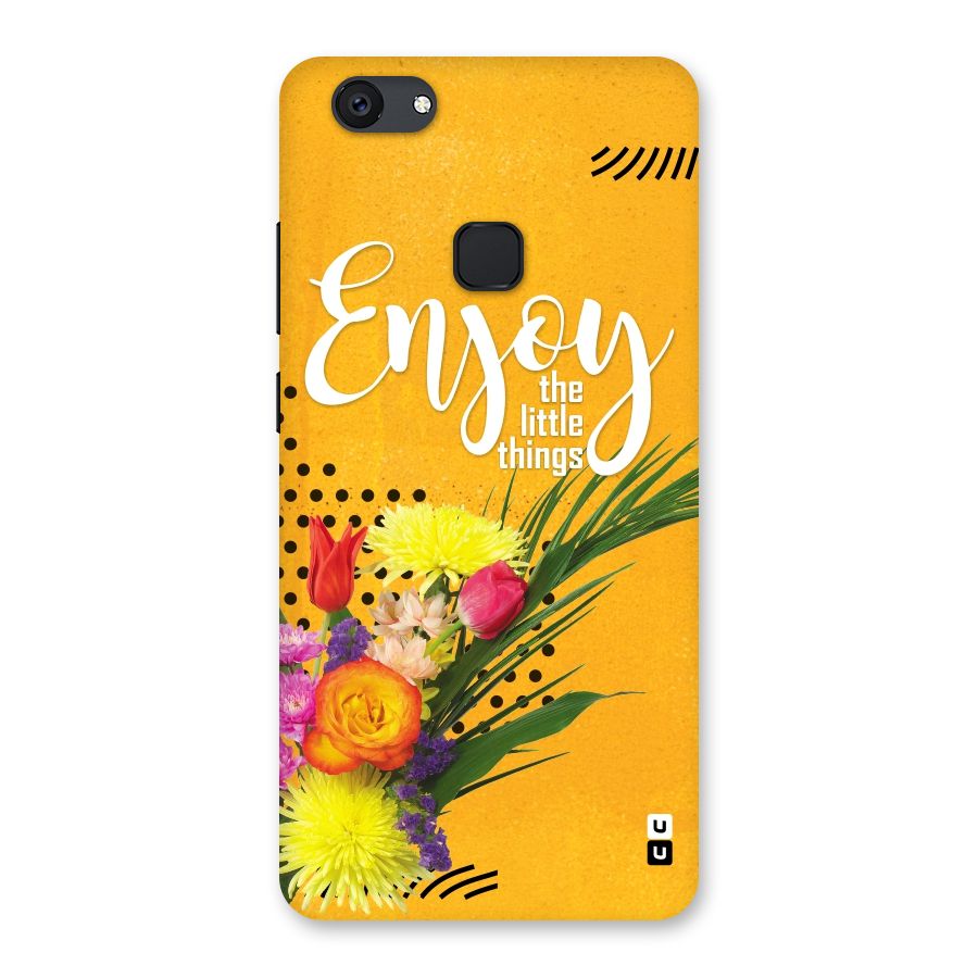Always Enjoy Little Things Back Case for Vivo V7 Plus