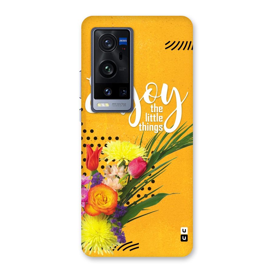 Always Enjoy Little Things Back Case for Vivo X60 Pro Plus