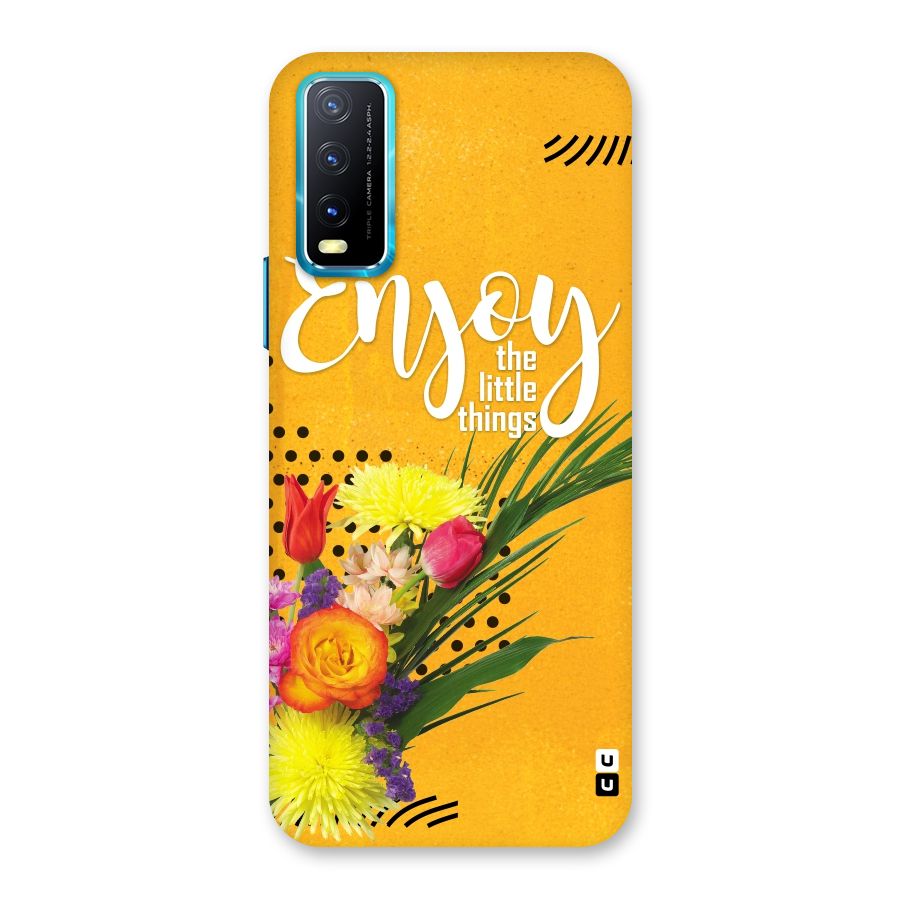 Always Enjoy Little Things Back Case for Vivo Y20G
