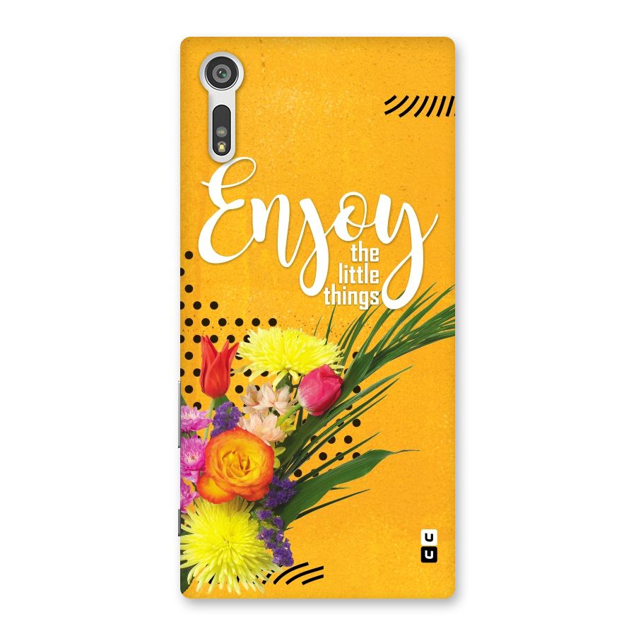Always Enjoy Little Things Back Case for Xperia XZ