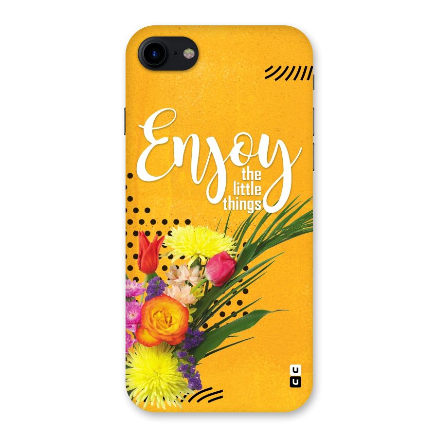 Always Enjoy Little Things Back Case for iPhone SE 2020
