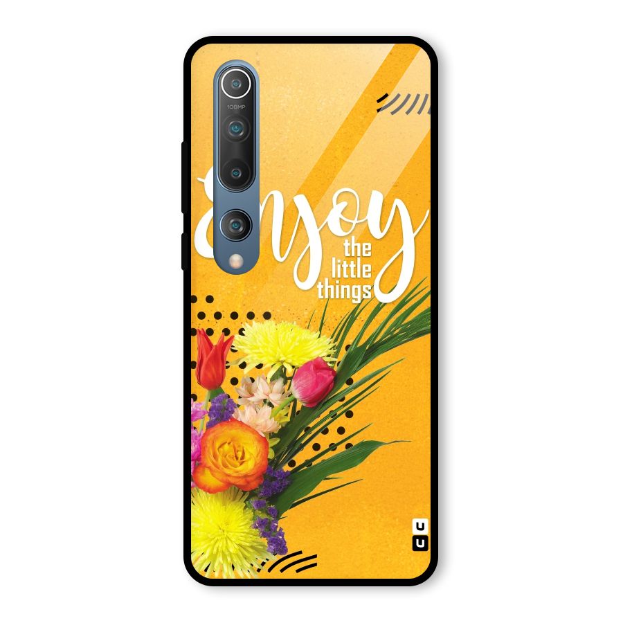 Always Enjoy Little Things Glass Back Case for Mi 10