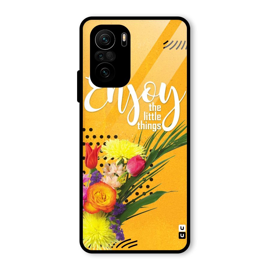 Always Enjoy Little Things Glass Back Case for Mi 11x