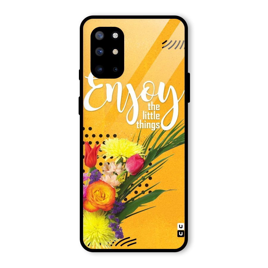 Always Enjoy Little Things Glass Back Case for OnePlus 8T