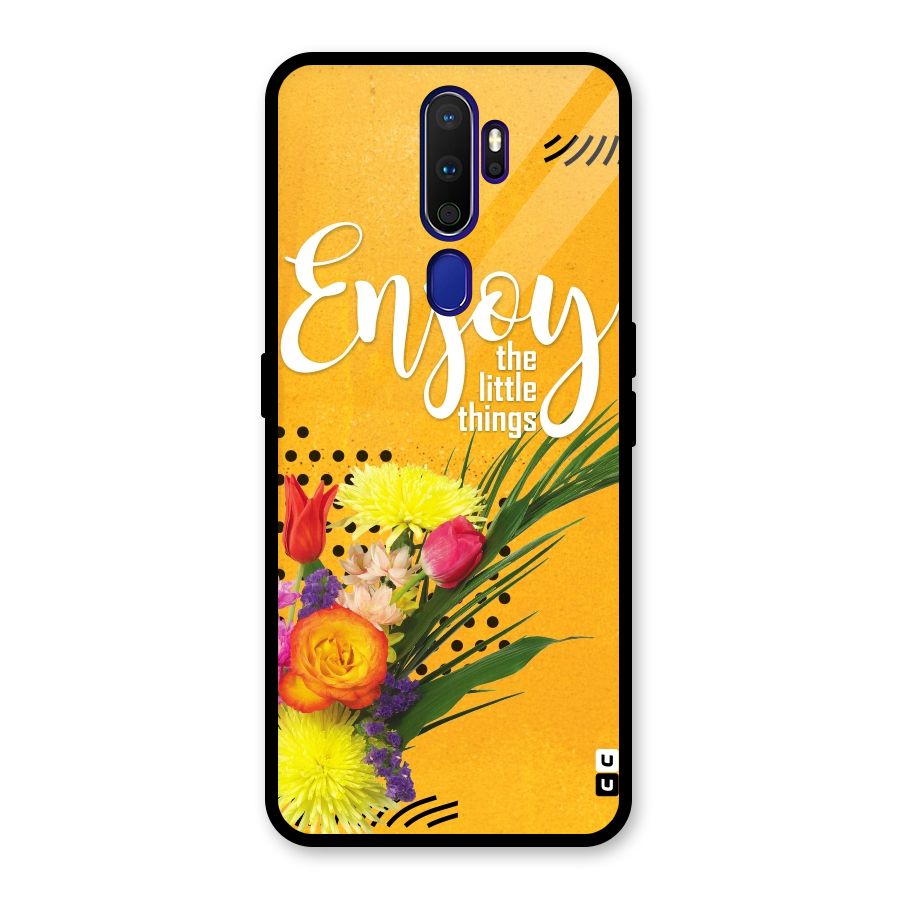 Always Enjoy Little Things Glass Back Case for Oppo A9 (2020)