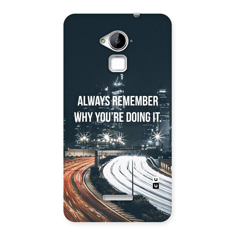 Always Remember Back Case for Coolpad Note 3