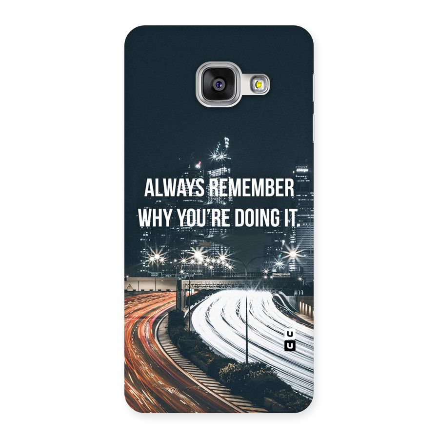 Always Remember Back Case for Galaxy A3 2016