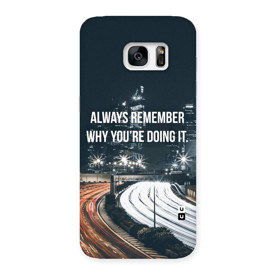 Always Remember Back Case for Galaxy S7 Edge