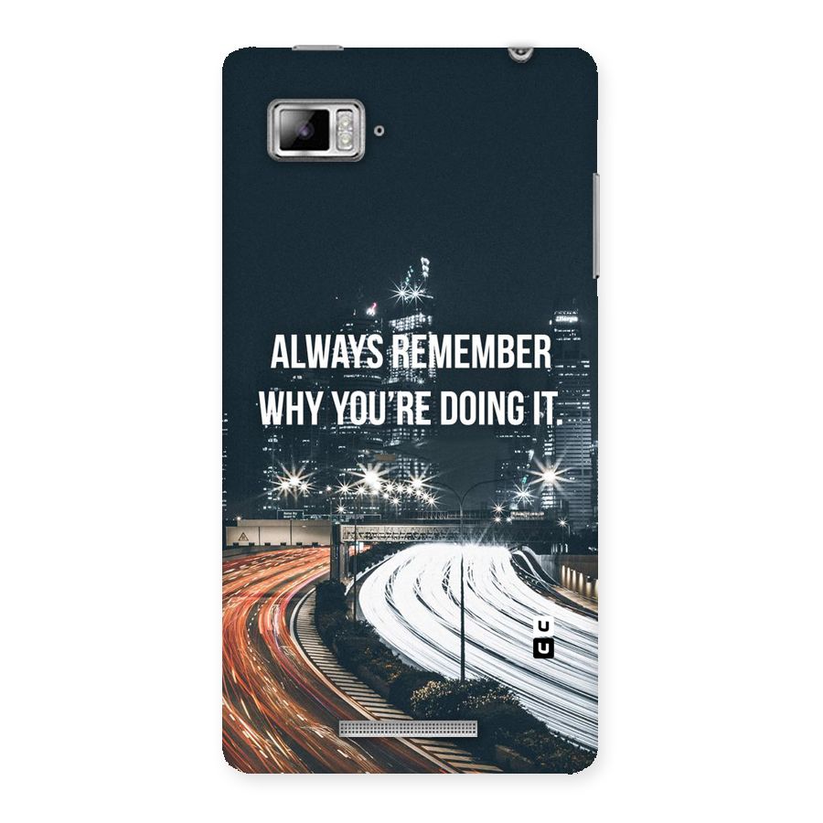 Always Remember Back Case for Lenovo Vibe Z K910