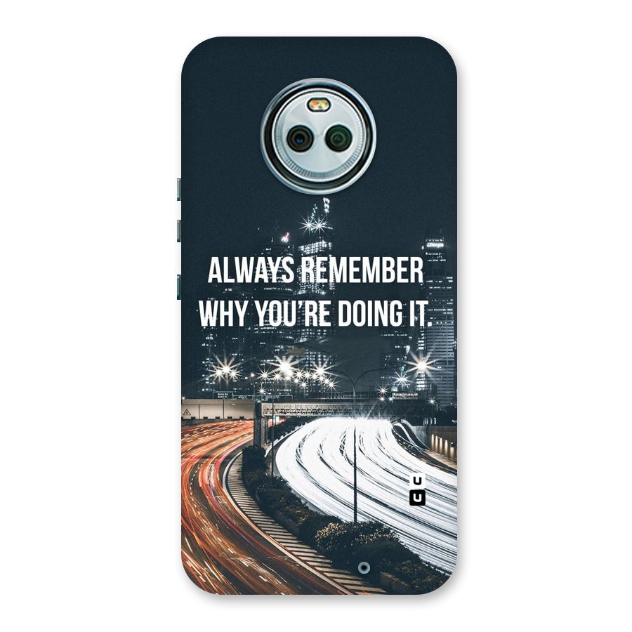 Always Remember Back Case for Moto X4