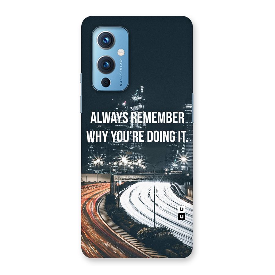 Always Remember Back Case for OnePlus 9