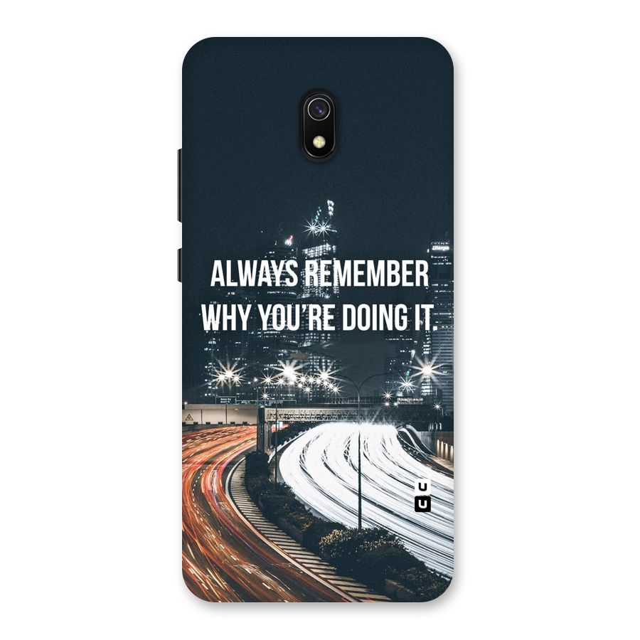 Always Remember Back Case for Redmi 8A